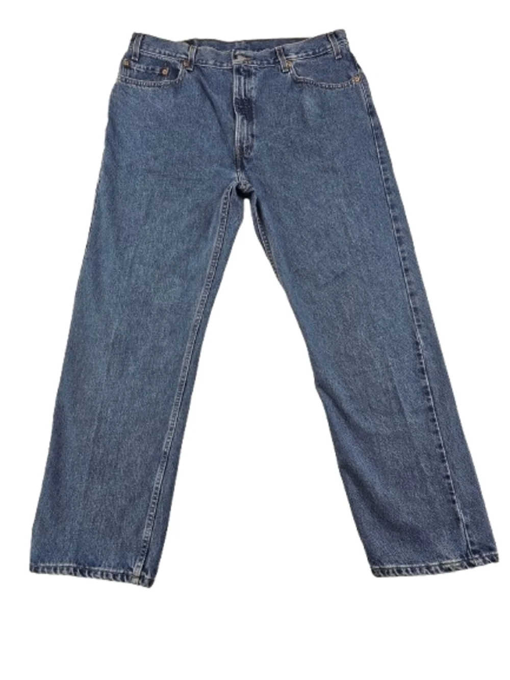 VINTAGE Y2K Levi's 505 Regular Fit Straight Leg Men's 40x30 Med Wash Jeans 90s